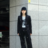 MASU(エムエーエスユー)のWIDE LAPEL TAILORED JACKET BLACKの通販