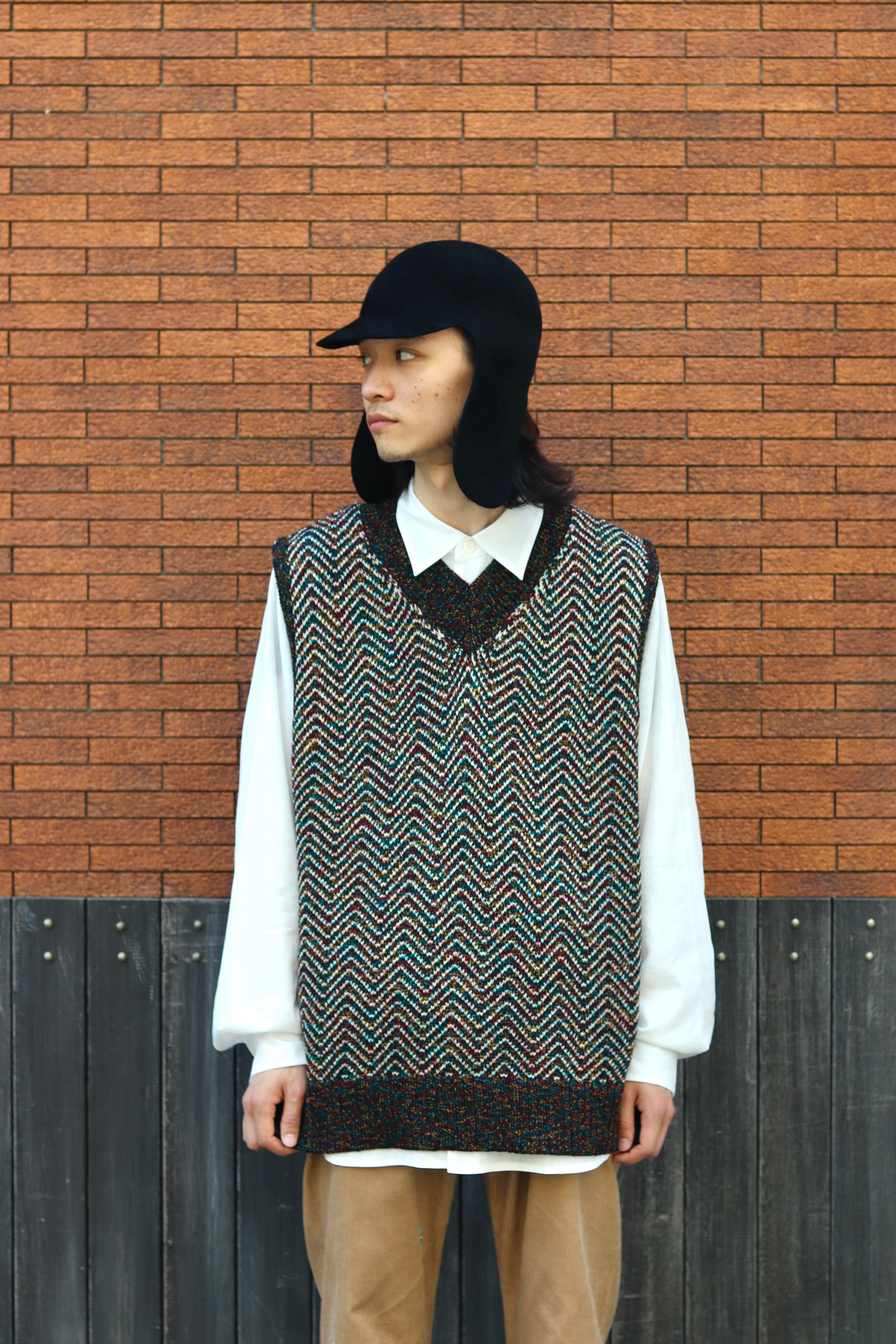 MASU(エムエーエスユー)のCANDY LONG KNIT VEST CANDY BLACKの通販｜PALETTE art  aliveのオンラインショップ – PALETTE art alive ONLINE STORE