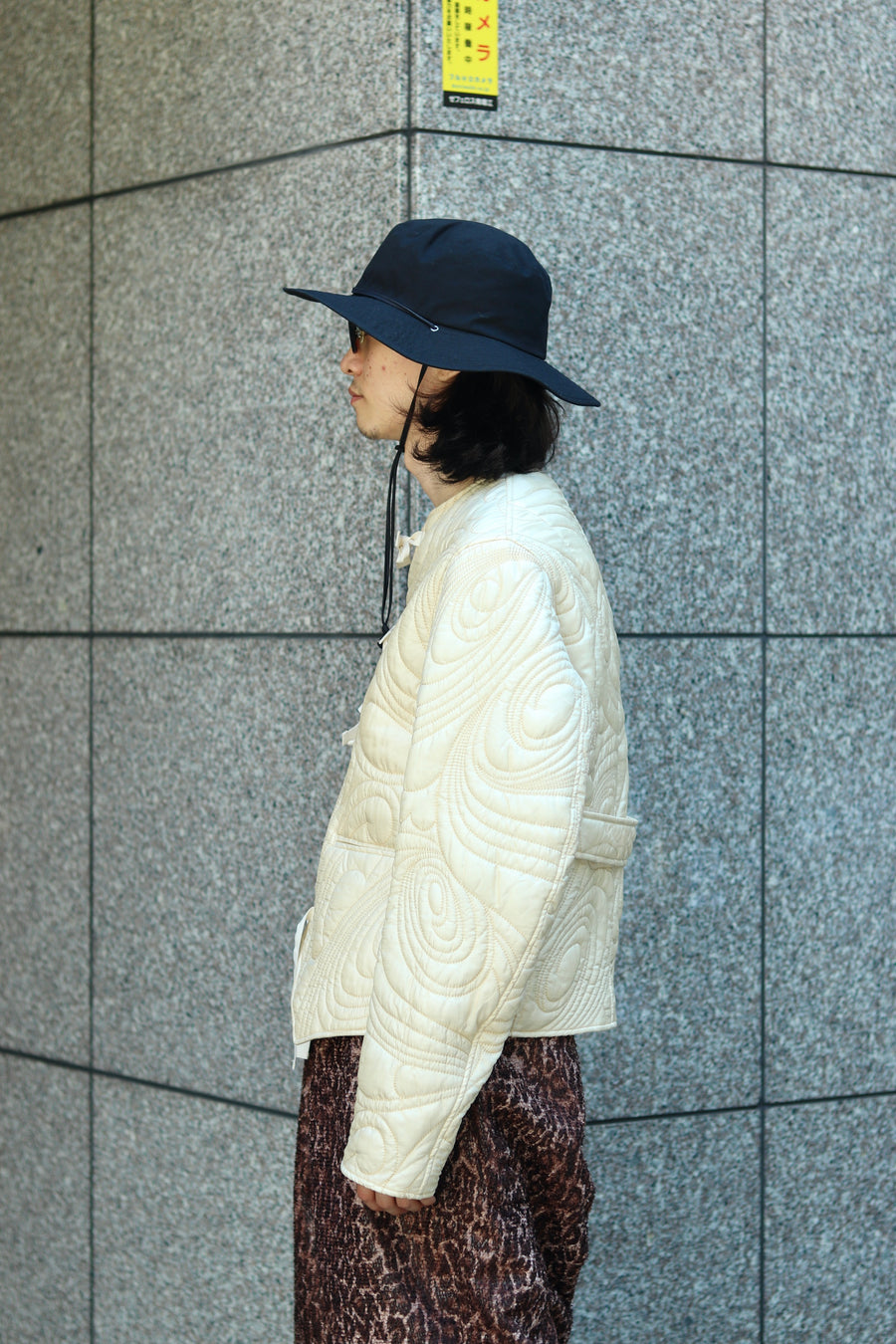 MASU  PSYCHEDELIC QUILTING BLOUSON(CHAMPAGNE)
