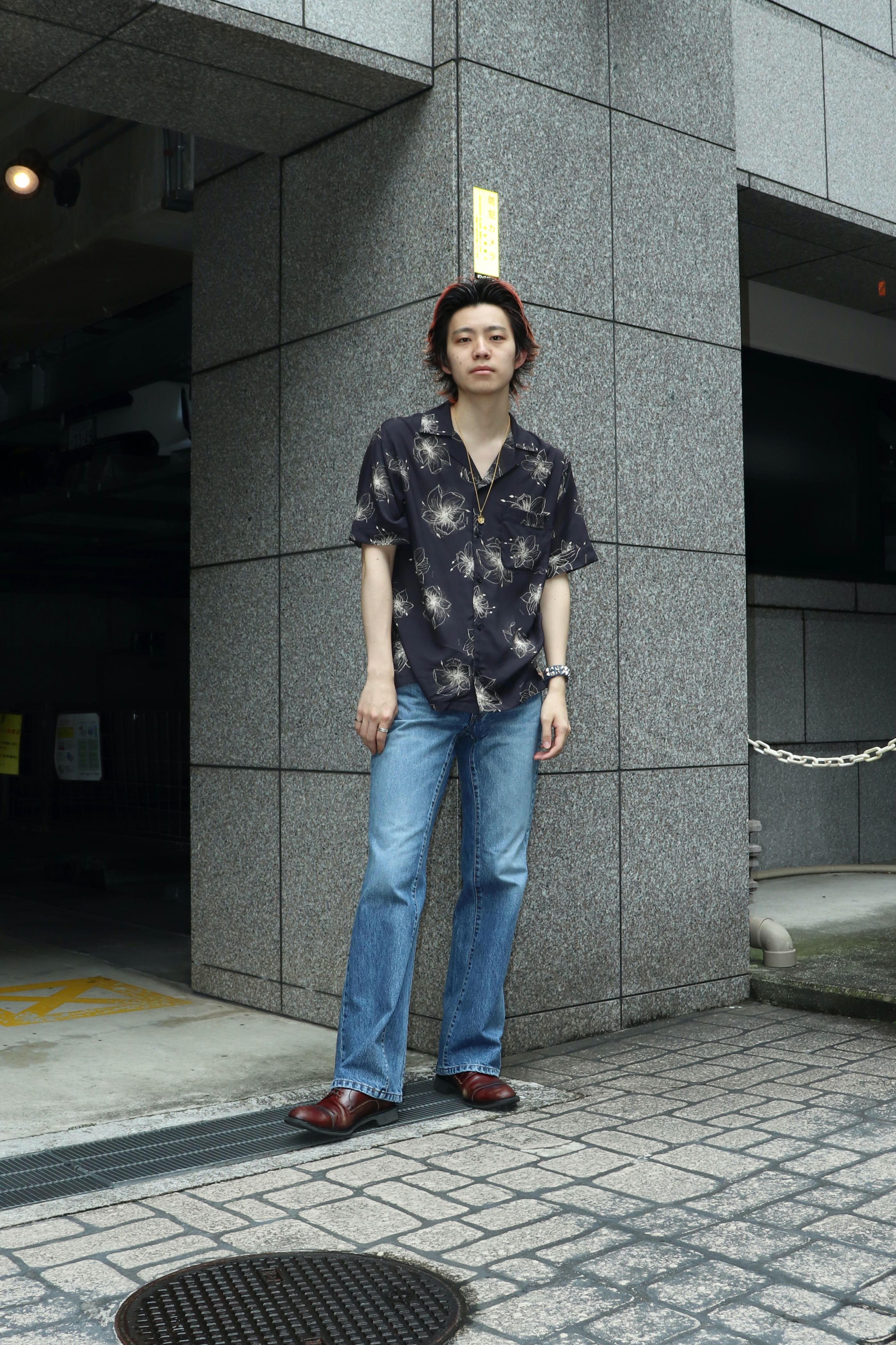 Taiga Igari's Hawaiian H/S Shirt Black Cream mail order | Palette Art Alive  online shop – PALETTE art alive ONLINE STORE