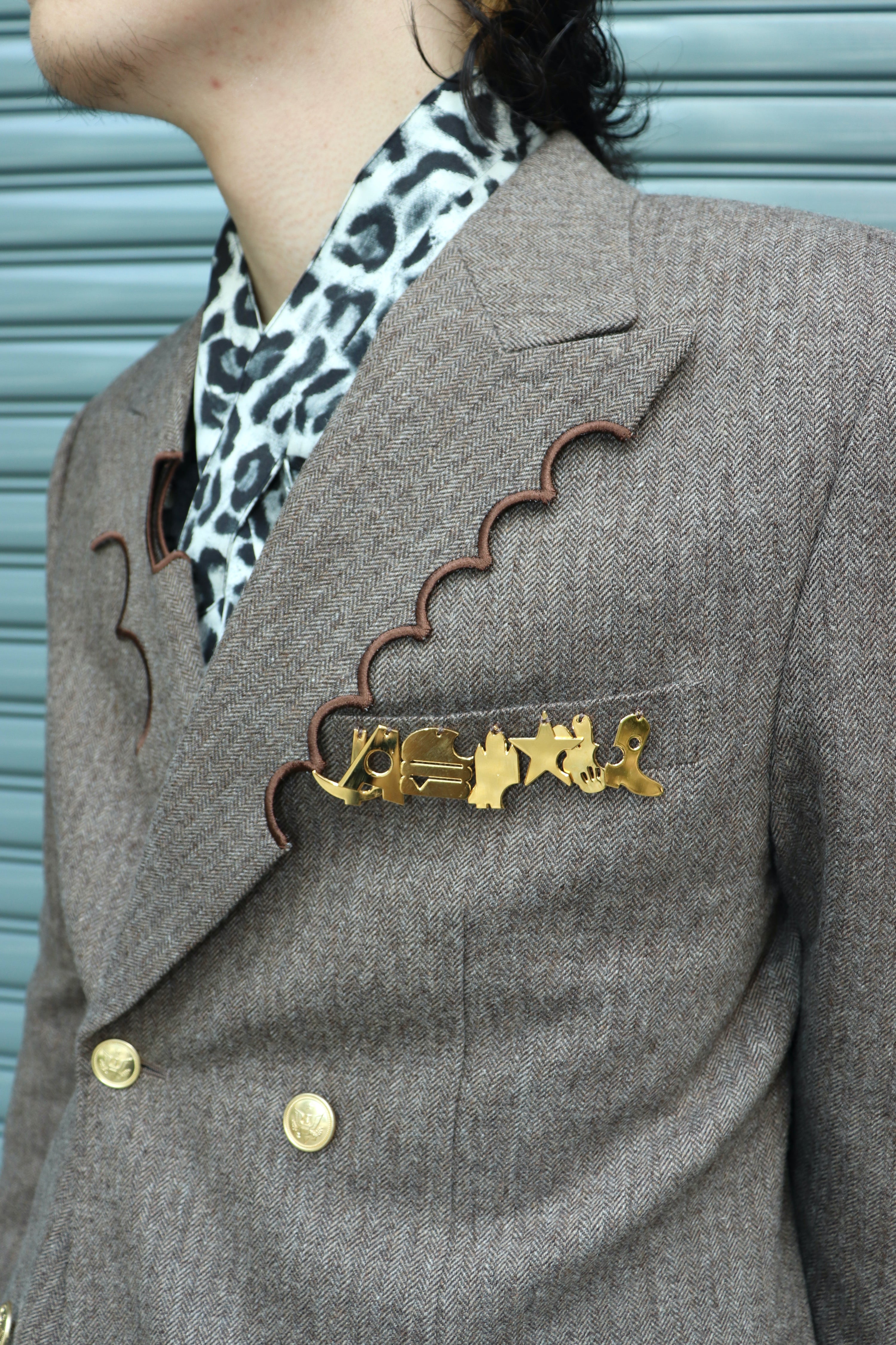 MASU(エムエーエスユー)のNIBBLED BLAZER MOCHAの通販｜PALETTE art