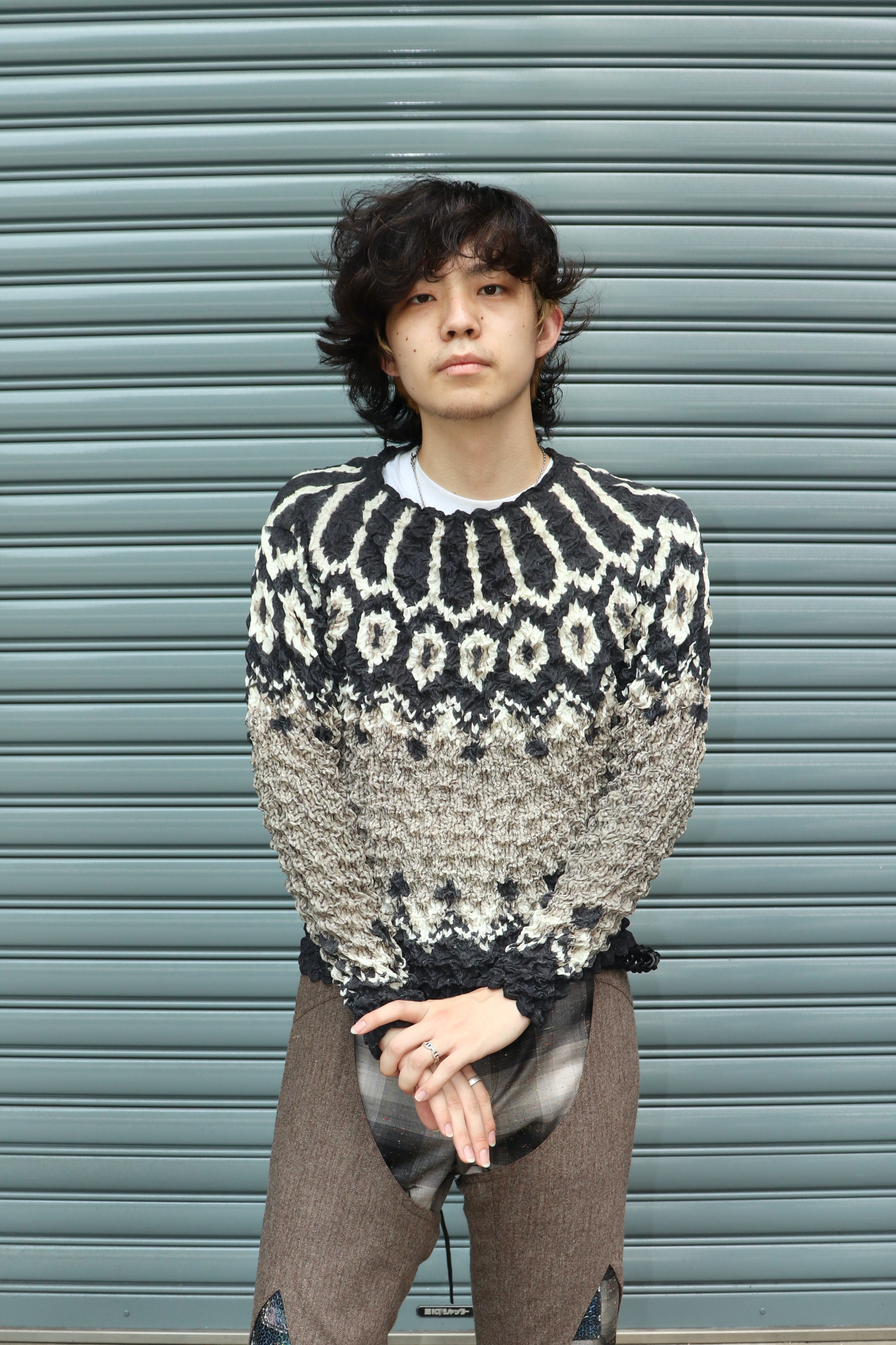 MASU(エムエーエスユー)のPOPCORN NORDIC SWEATER MOCHAの通販｜PALETTE art aliveのオンラインショップ  – PALETTE art alive ONLINE STORE