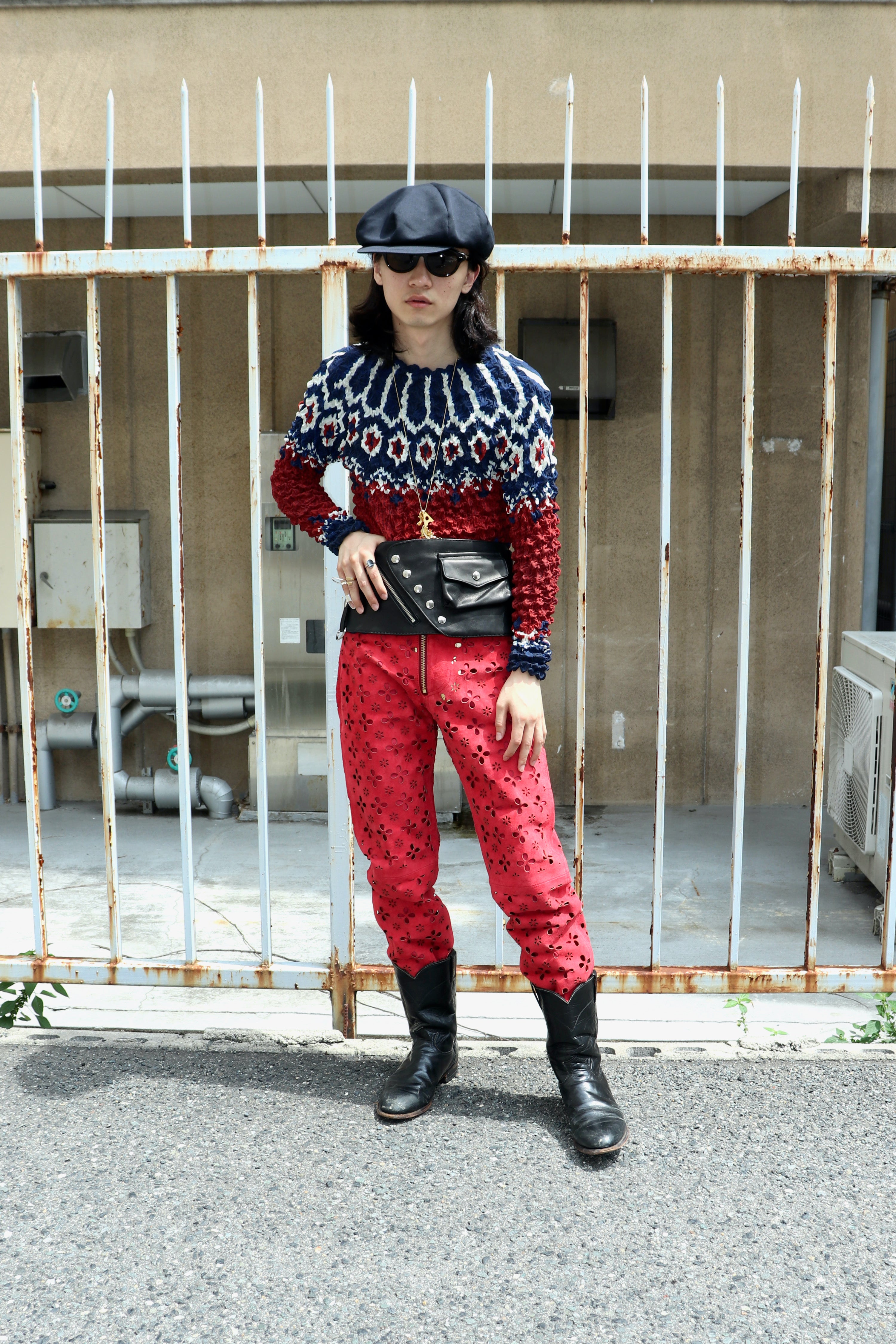 MASU(エムエーエスユー)のPOPCORN NORDIC SWEATER REDの通販｜PALETTE