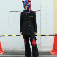 紫③ MASU 22aw TOWN CHAPS(CHRACOAL) 48（最大サイズ） - crumiller.com