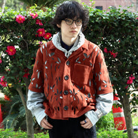 MASU(エムエーエスユー)のFLOWER CUT LEATHER SHIRTS(レザーシャツ)の