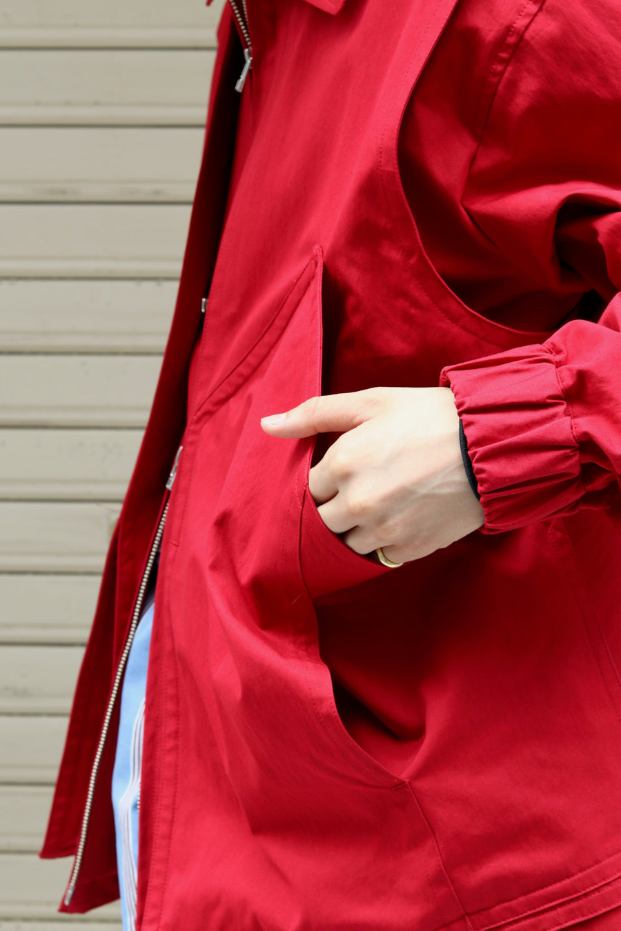 SYU.HOMME/FEMM  Docking vest shirts（RED）