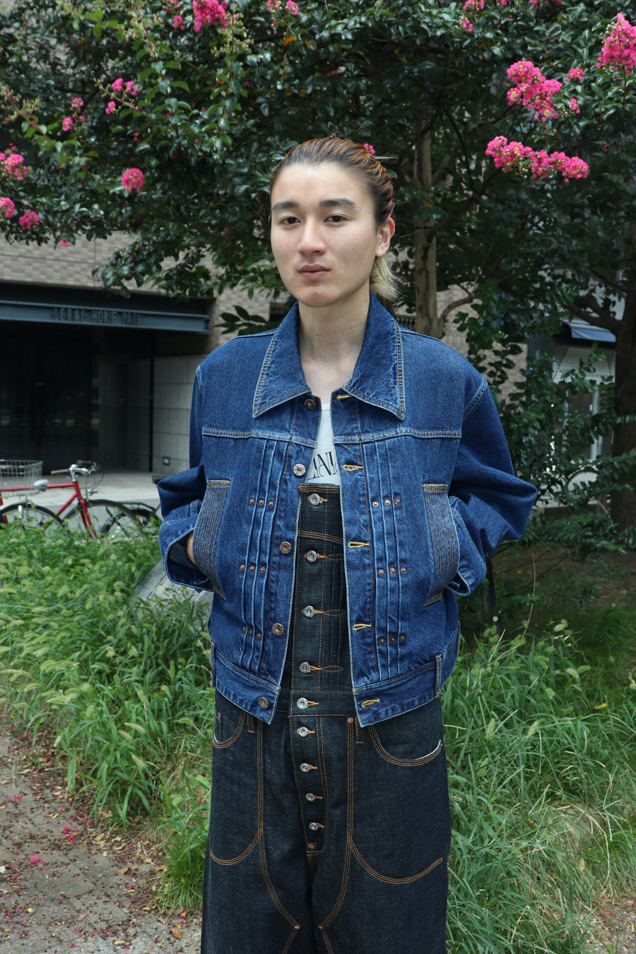 ご容赦くださいSOSHIOTSUKI The BDH Denim Jacket studs - ジャケット 