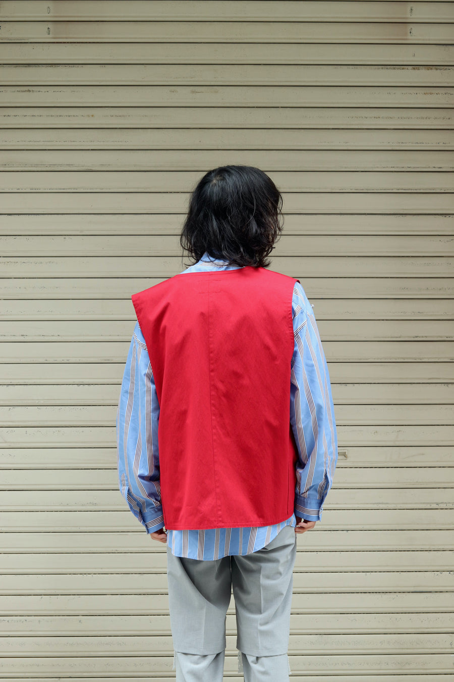 SYU.HOMME/FEMM  Docking vest shirts（RED）