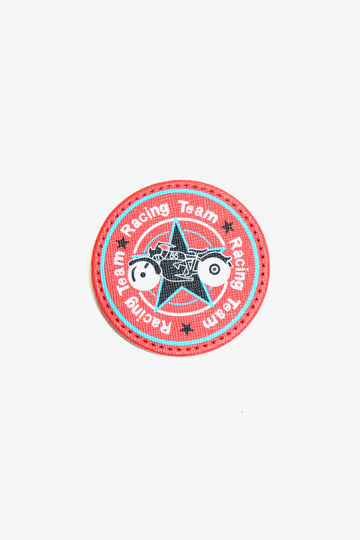 SYUMAN.  Eco leather badge(Bike Red Logo)