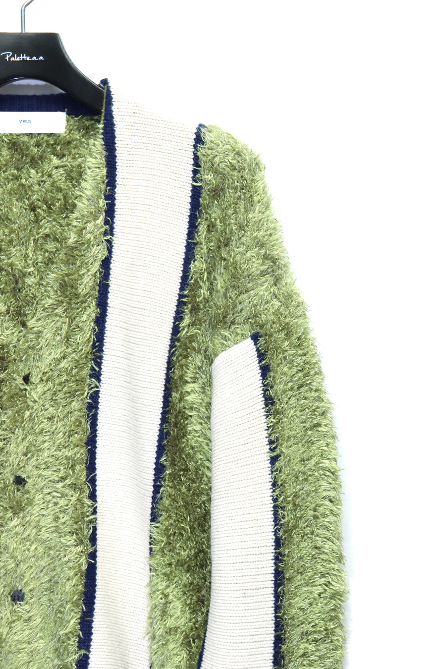 TOGA VIRILIS  Stripe knit cardigan(OFF)