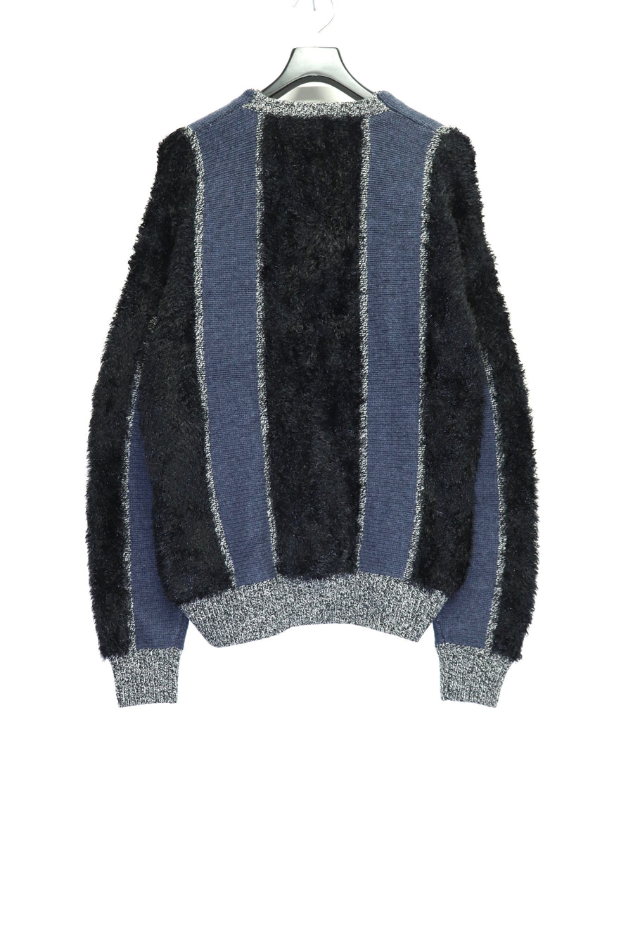 TOGA VIRILIS(トーガ ビリリース)のStripe knit cardigan NAVYの通販 