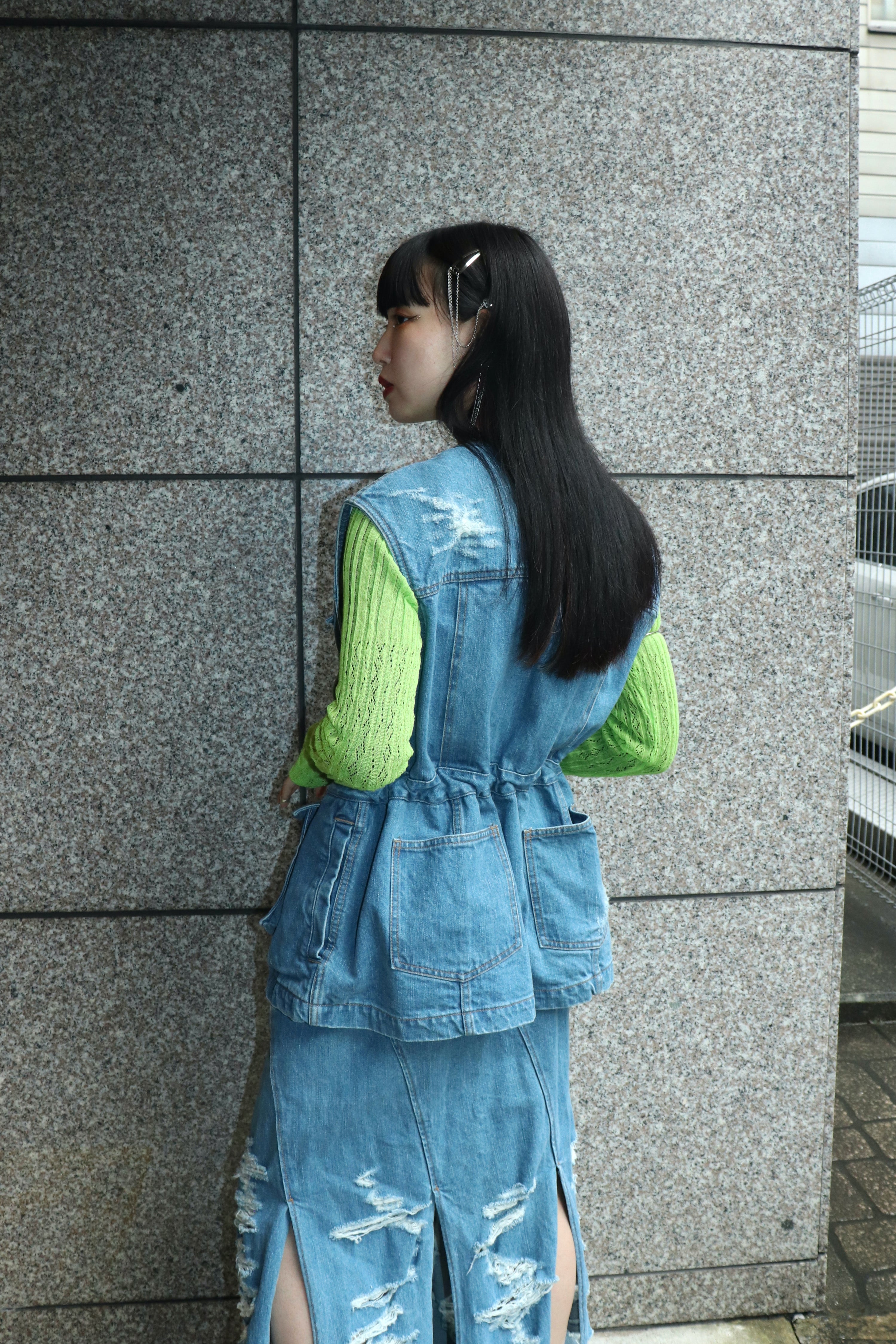 BELPER(ベルパー)の23SS DENIM VEST INDIGOの通販｜PALETTE art alive