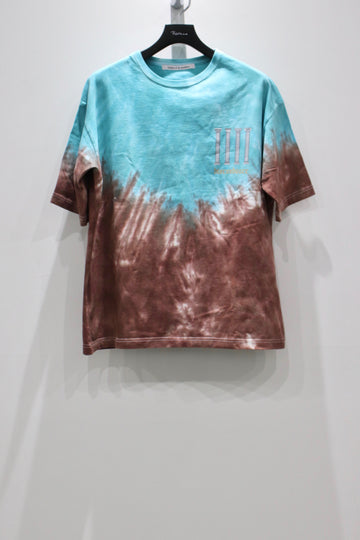 Children of the discordance  HAND DYEING AND PRINT TEE TYPE B-1（BLUE）