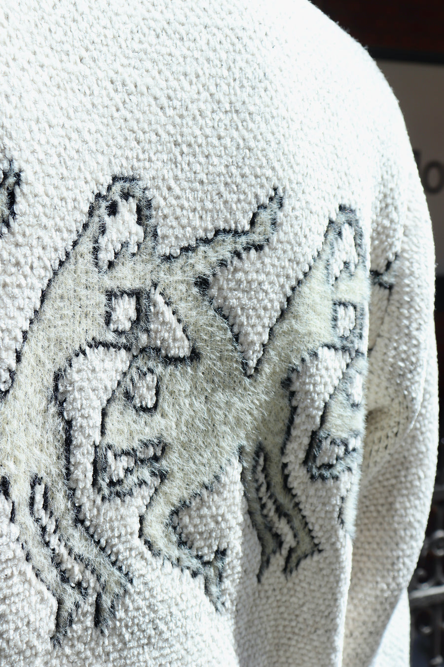TOGA VIRILIS  Jaquard knit pullover(WHITE)