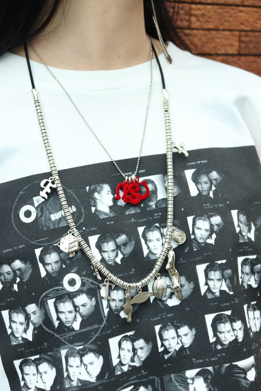 TOGA VIRILIS(トーガ ビリリース)のMotif necklace SILVERの通販 