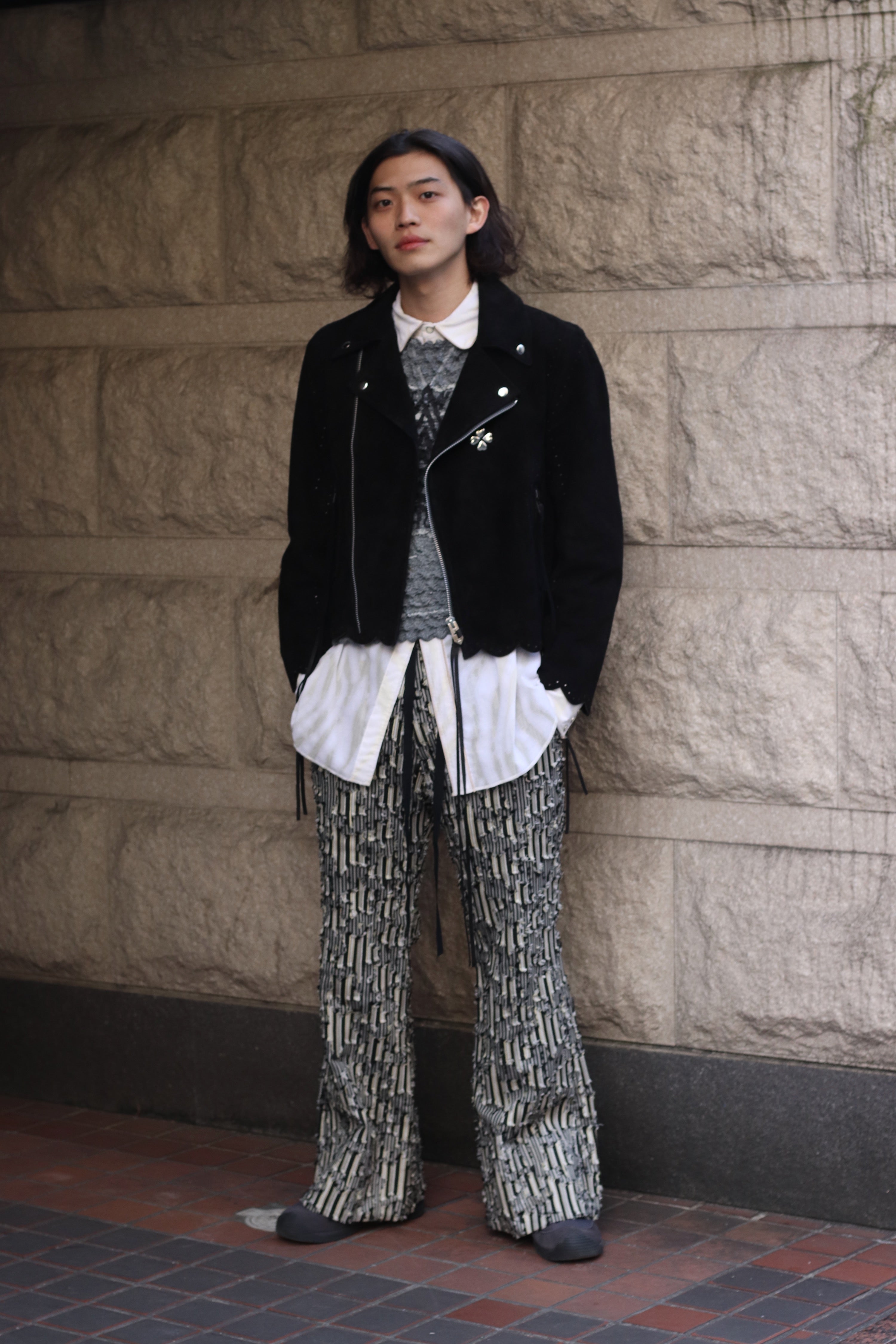 MASU(エムエーエスユー)のSTAR JACQUARD FLARE PANTS BLACKの通販｜PALETTE art  aliveのオンラインショップ – PALETTE art alive ONLINE STORE