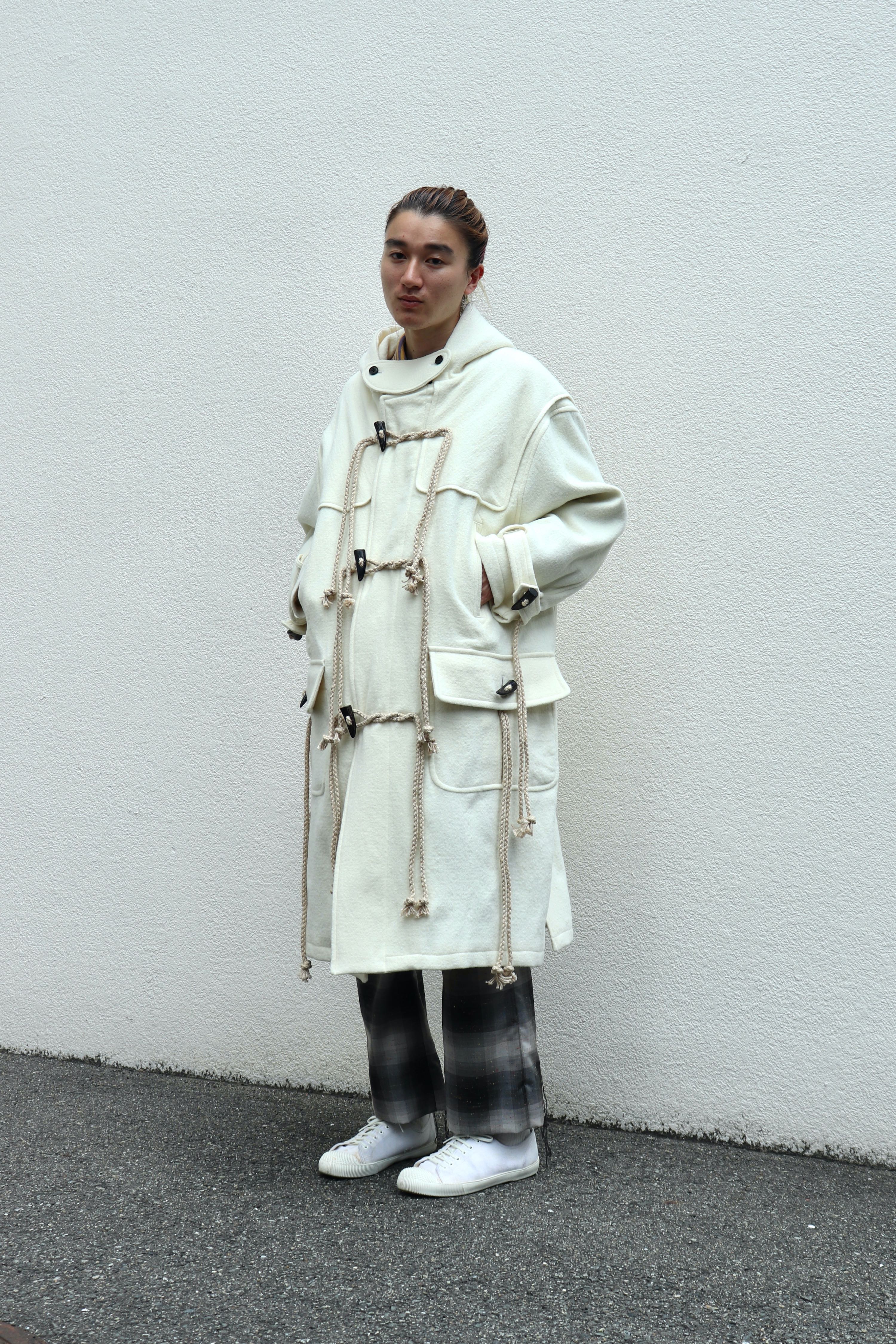 SUGARHILL(シュガーヒル)のCORDED DUFFLE COAT IVORY WHITEの通販｜PALETTE art  aliveのオンラインショップ – PALETTE art alive ONLINE STORE