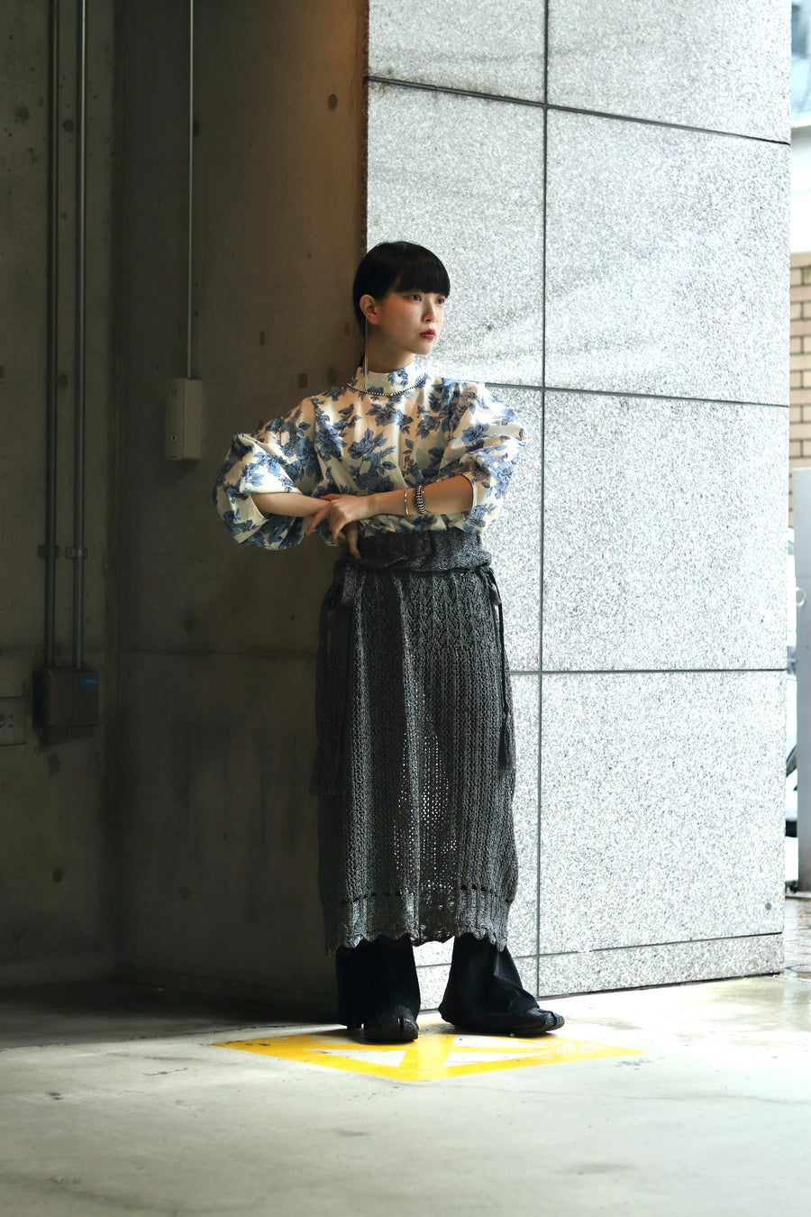 【新品未使用】LENZ knit skirt