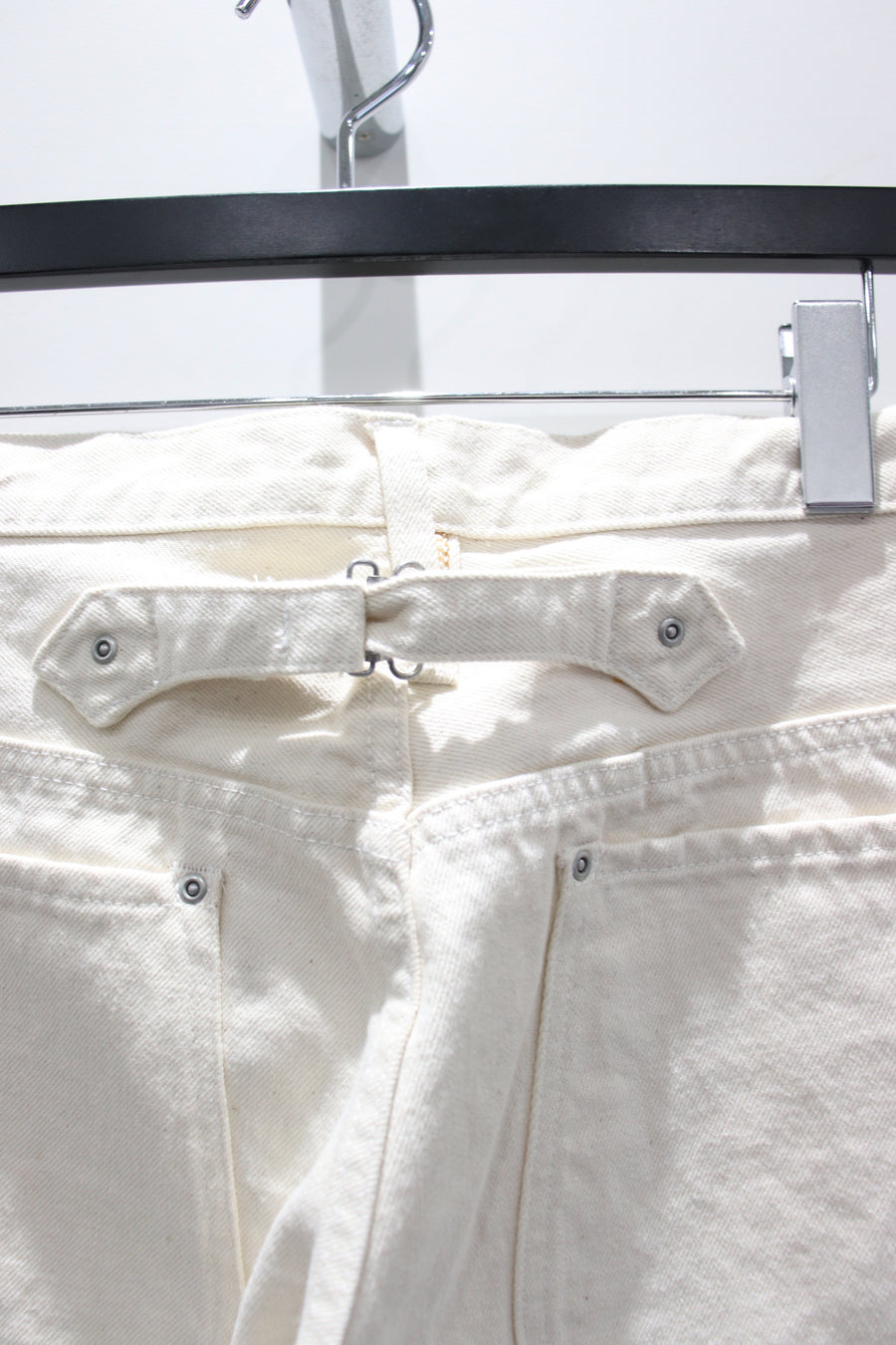 SUGARHILL  Washed Double Knee Bell Bottom Pants（OFF WHITE）