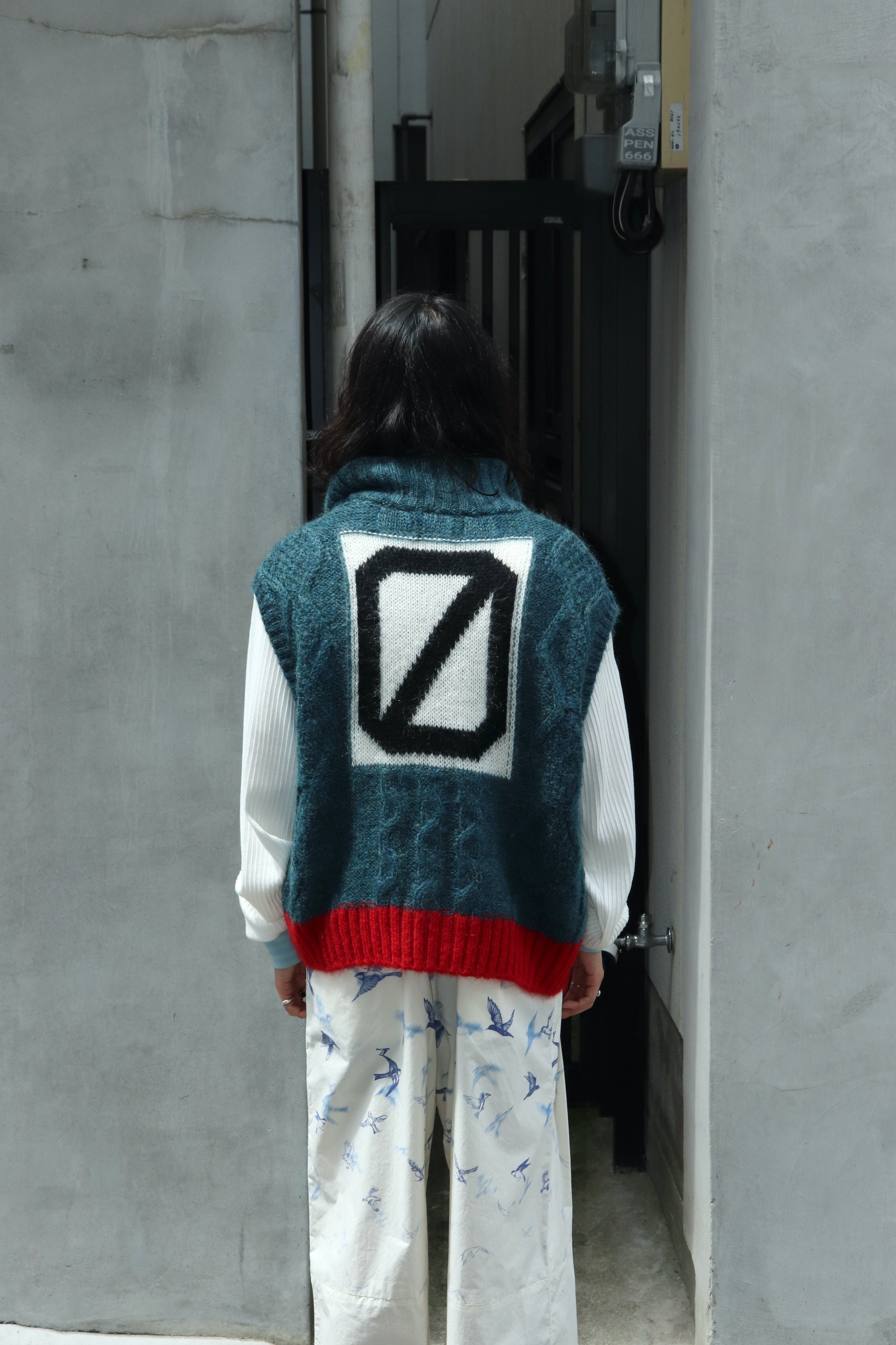COGNOMEN(コグノーメン)のMOHAIR FOOTBALL KNIT VESTの通販｜PALETTE 