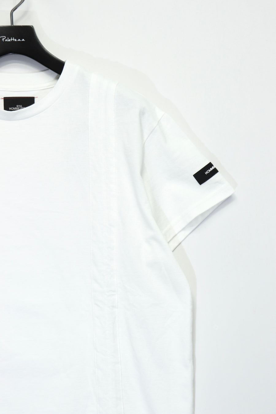 SYU.HOMME/FEMM  Short shrink sleeves（WHITE）