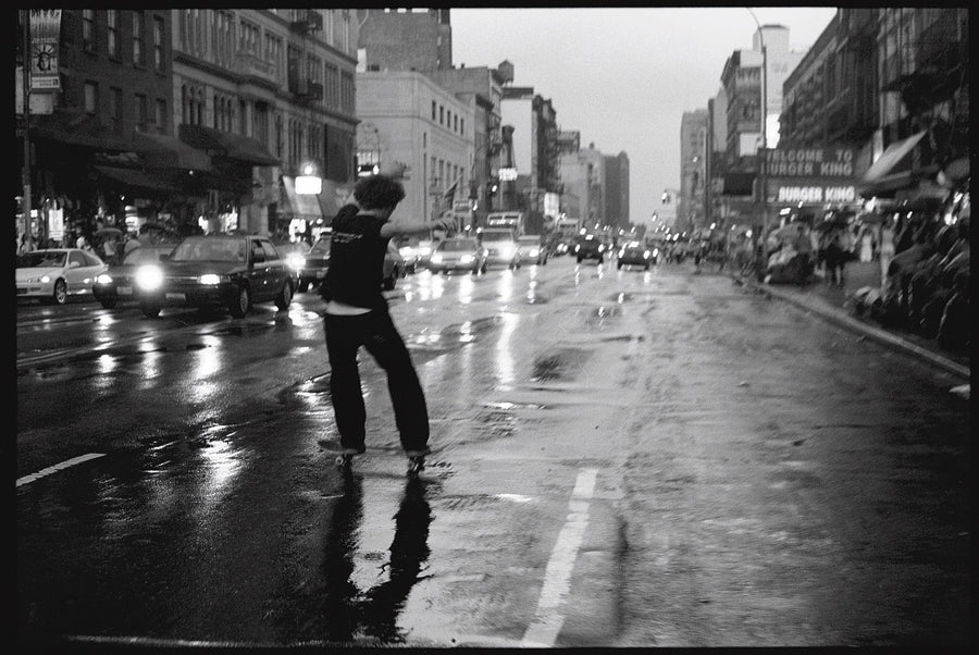 JOHN MASON SMITH × MIKE O’MEALLY L/S T-SHIRT （KERRY GETZ & JASON DULL,CANAL STREET IN THE RAIN）