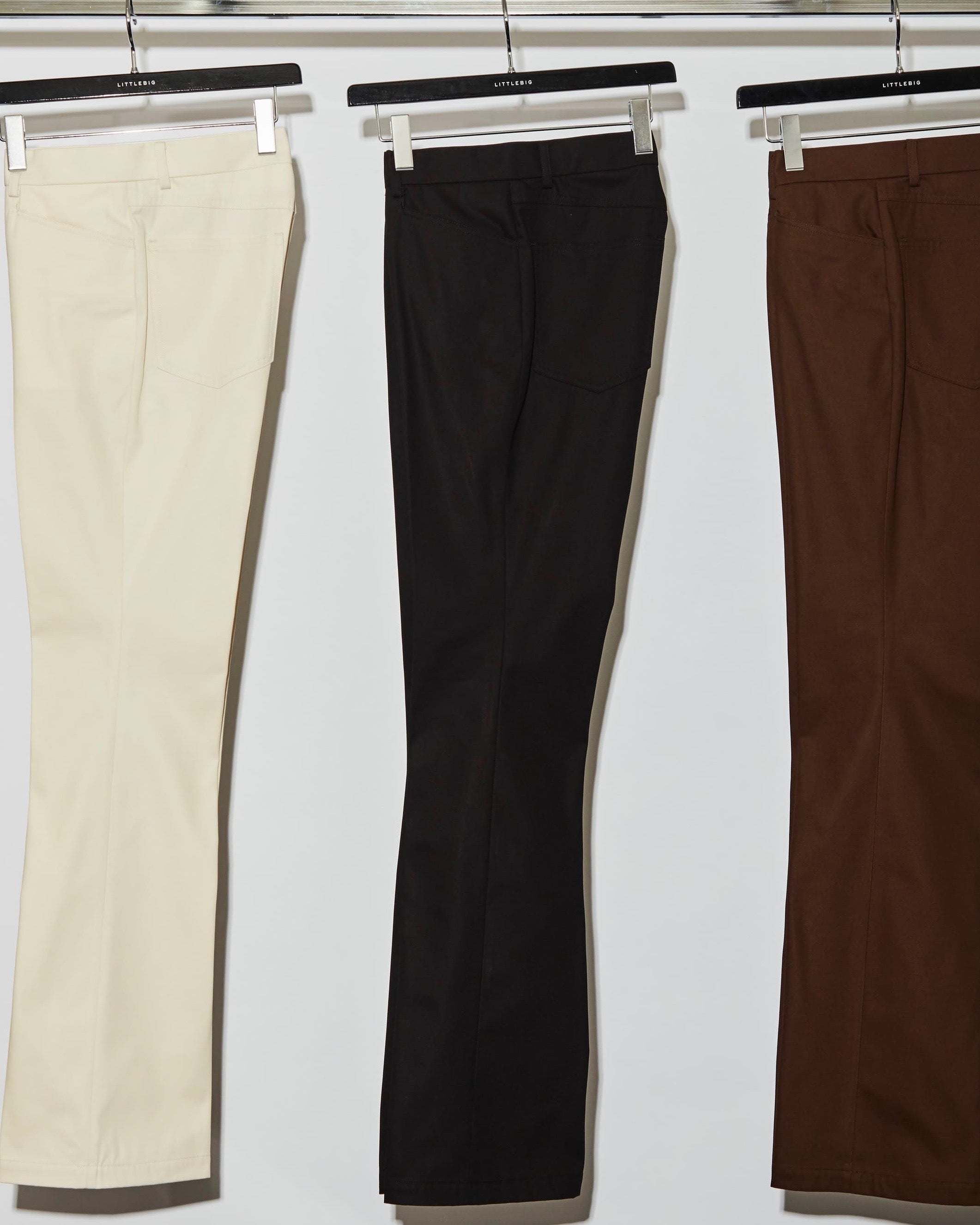 LITTLEBIG(リトルビッグ)のT/C Bootscut Pants White or Black LITTLEBIG(リトルビッグ)のT/C Bootscut Pants White or Black