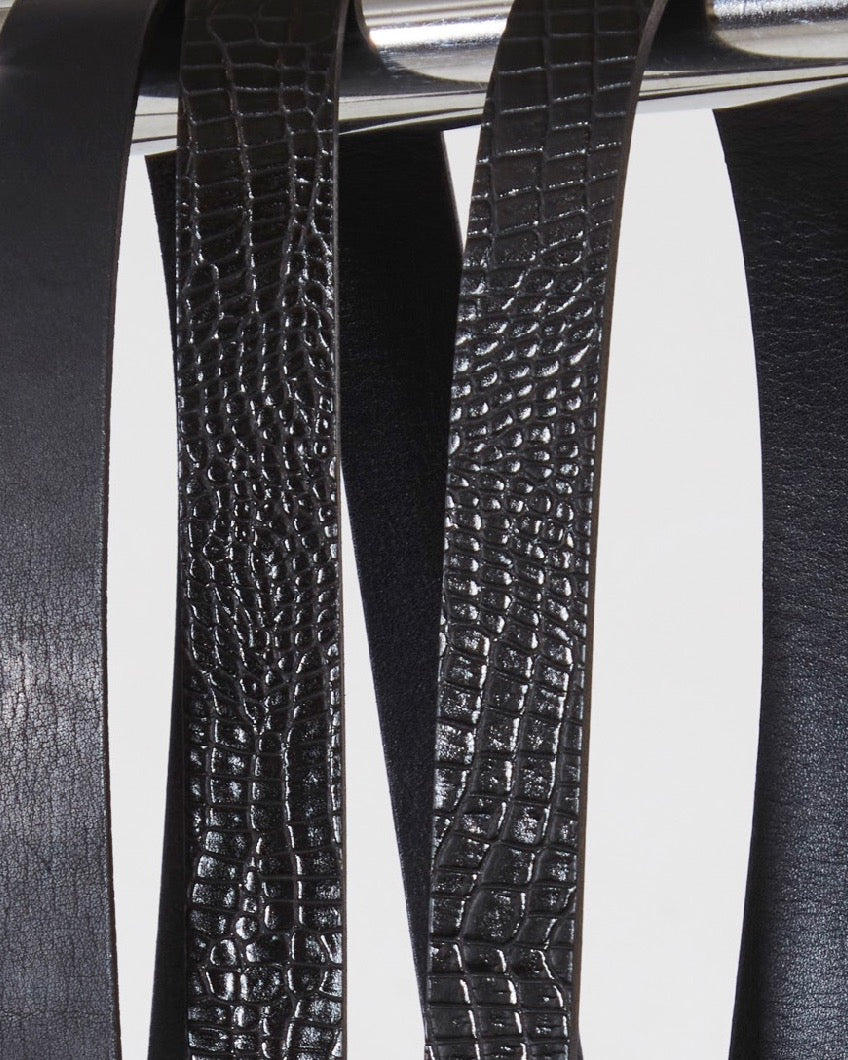 LITTLEBIG  Leather Suspender(Crocodile)