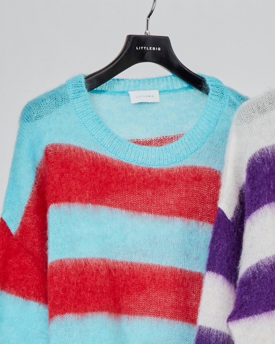 LITTLEBIG(リトルビッグ)のMohair Knit Blue or Purple(ニット)の通販