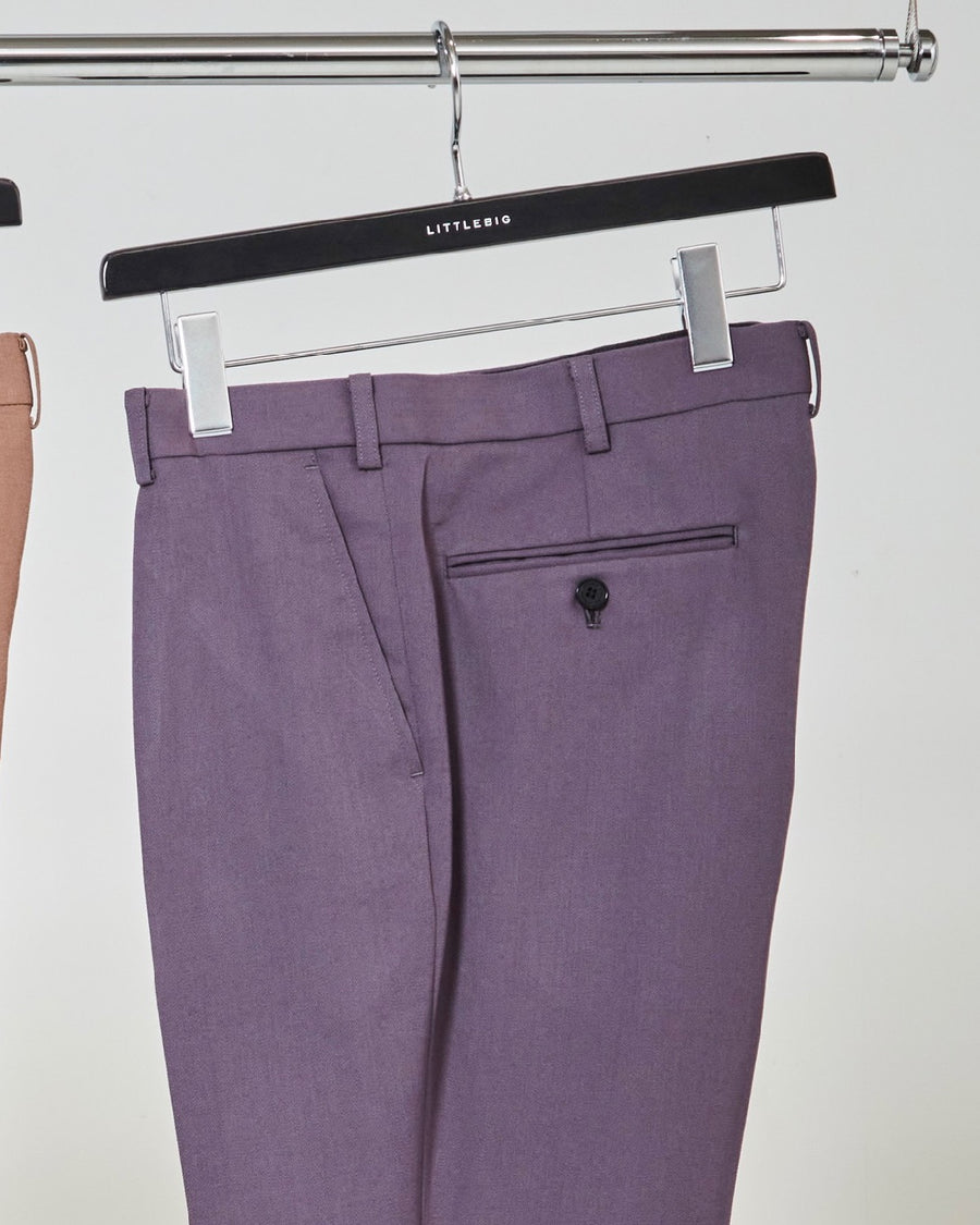 LITTLEBIG  Tucked Flare Trousers（Grey or Purple）