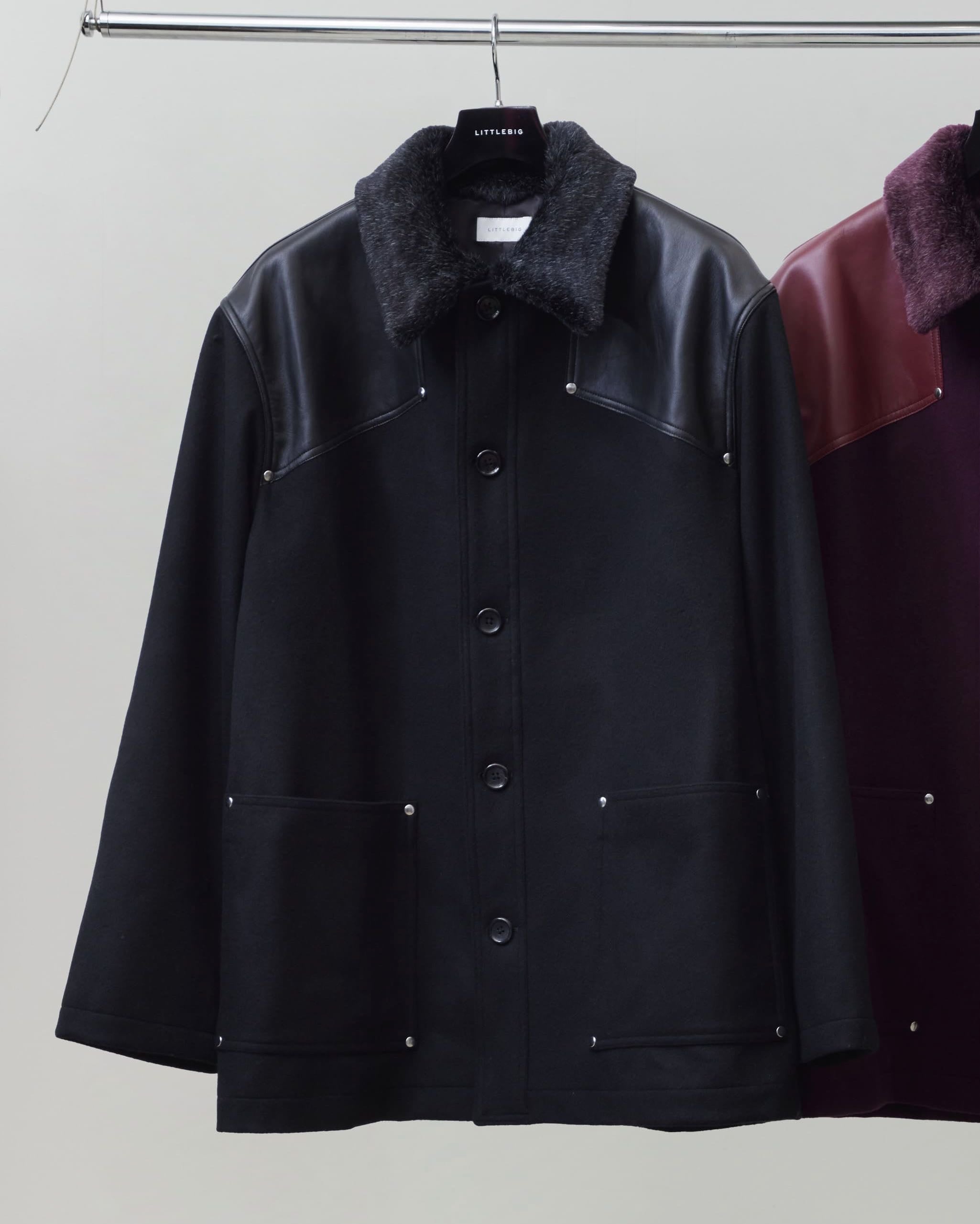 littlebig donkey coat ファージャケット 22aw LITTLEBIG(リトルビッグ)のDonkey Coat(ドンキーコート)の通販