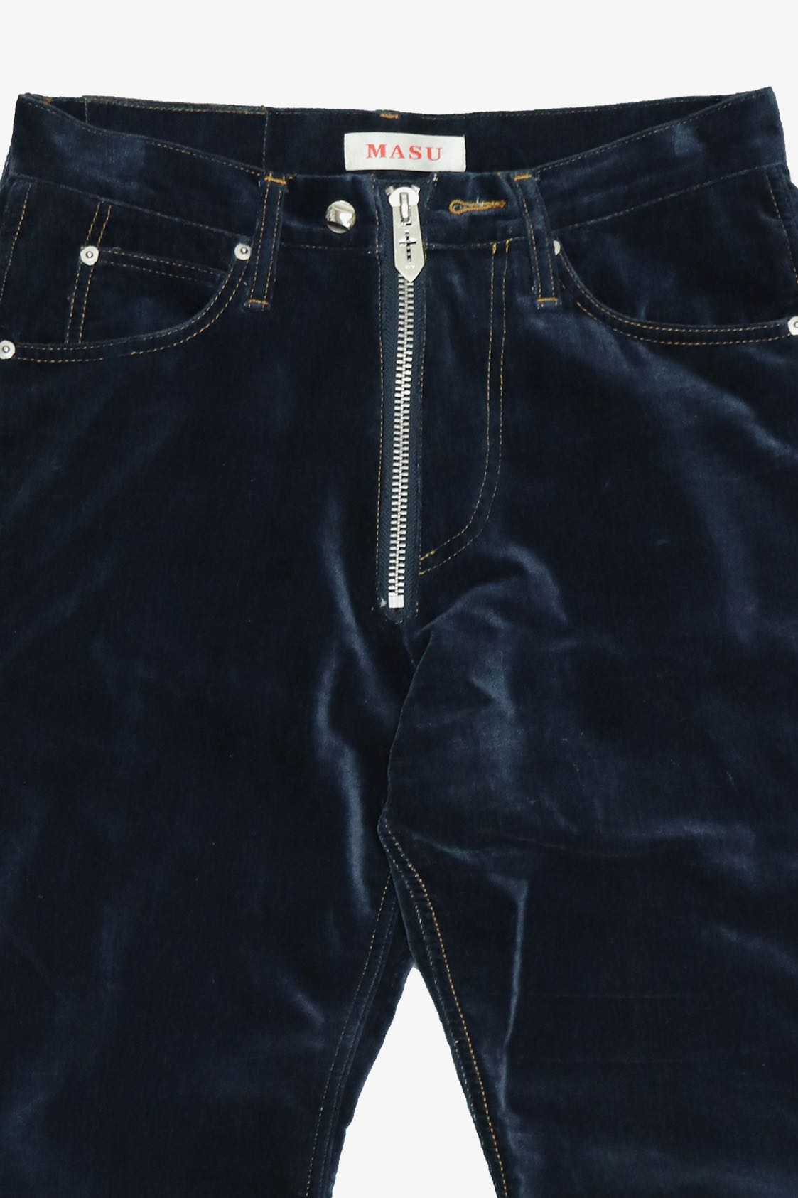 MASU(エムエーエスユー)のINDIGO VELVET FLARE JEANSの通販｜PALETTE