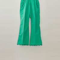 MASU(エムエーエスユー)のSCALLOP FLARE PANTS GREENの通販｜PALETTE