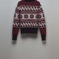 MASU(エムエーエスユー)のZIP-UP TWINKLE COWICHAN CARDIGAN GRAPEの