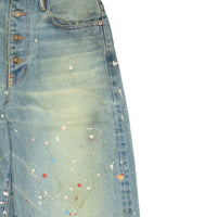 Sugarhill (Sugar Hill) Oiled and Painted Denim Pants Mail Order 