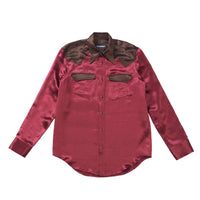 YUKI HASHIMOTO(ユウキハシモト)のSATIN VINTAGE WESTERN SHIRT