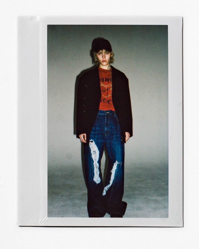 【即発送】YUKI HASHIMOTO デニム インディゴ クラッシュ加工 44 YUKI HASHIMOTO(ユウキハシモト)のTWISTED JEANS INDIGOの通販